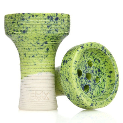 Green Fox Killer Bowl - Tall Hookah Bowl with Glazed Finish
