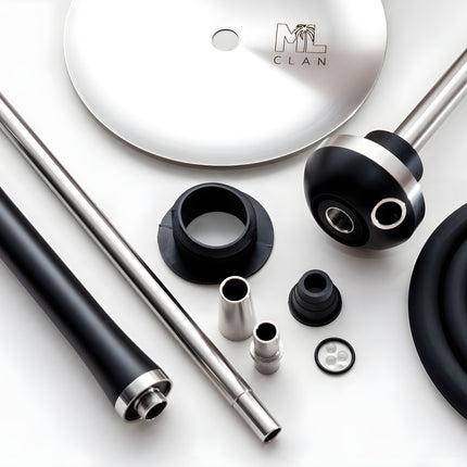 ML Clan Hookah components made from stainless steel and polyacetal