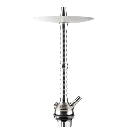 DSH Wave Hookah with minimalist stainless steel design
