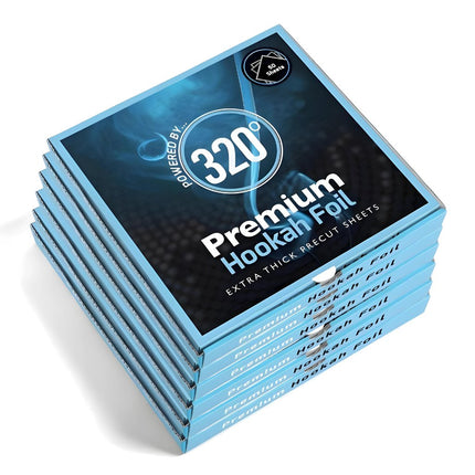 320° - 320° Heavy Duty Hookah/Shisha Foil Sheets (Pre-Cut) - The Premium Way