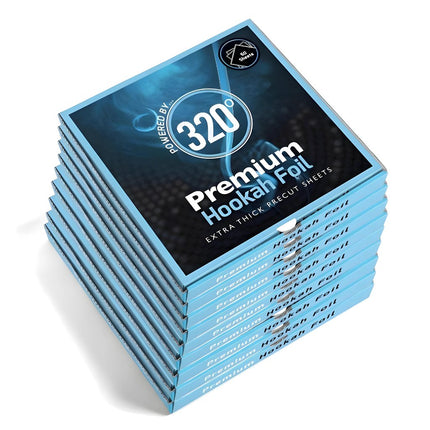 320° - 320° Heavy Duty Hookah/Shisha Foil Sheets (Pre-Cut) - The Premium Way