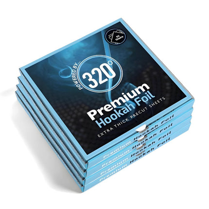 320° - 320° Heavy Duty Hookah/Shisha Foil Sheets (Pre-Cut) - The Premium Way