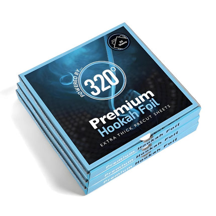 320° - 320° Heavy Duty Hookah/Shisha Foil Sheets (Pre-Cut) - The Premium Way