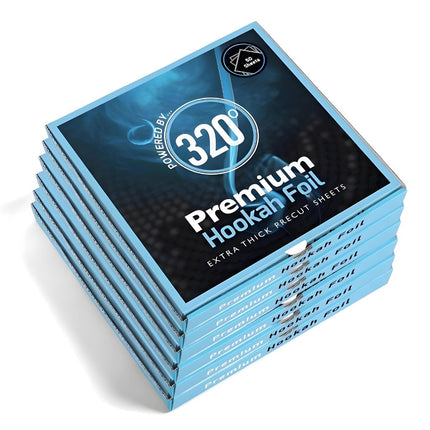 320° - 320° Heavy Duty Hookah/Shisha Foil Sheets (Pre-Cut) - The Premium Way