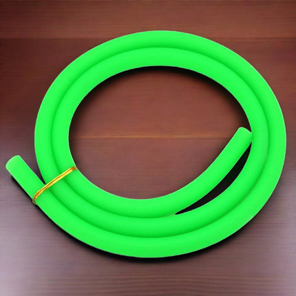 Essentials - Essentials Shisha Silicone Matte Hose - Light Green - The Premium Way