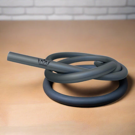 Essentials - Premium Shisha Silicone Hose - Grey - The Premium Way