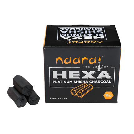 Naara for Shisha Charcoal | Hexa Charcoal | The Premium Way