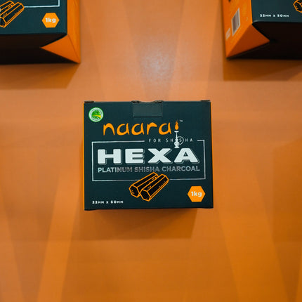 Naara for Shisha Charcoal | Hexa Charcoal | The Premium Way