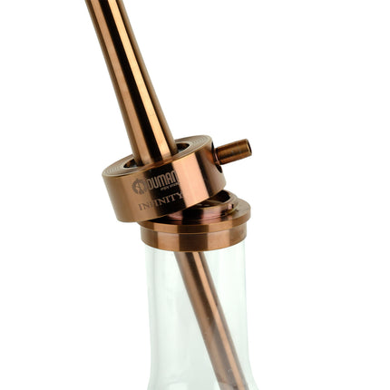 Oduman Infinity Hookah - Clear Glass with Bronze Body