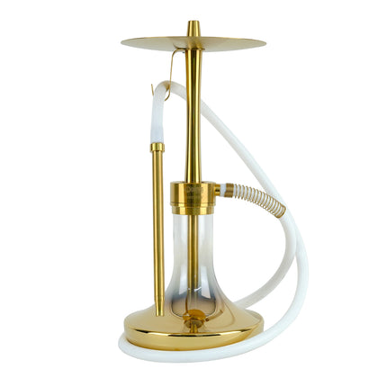 Oduman Infinity Hookah - Gold Glass with Gold Body