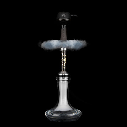 Steamulation Xpansion Mini Shisha with Epoxid Marble White and from The Premium Way