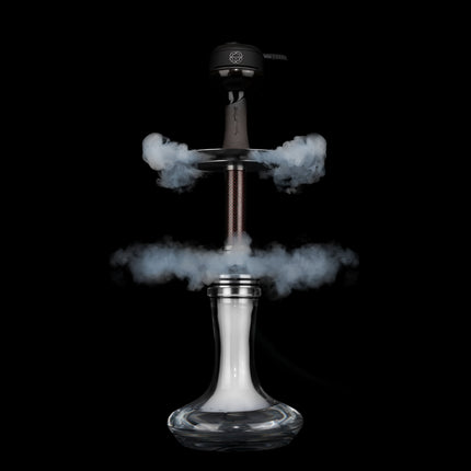 Steamulation Xpansion Mini Shisha with Epoxid Marble White and from The Premium Way