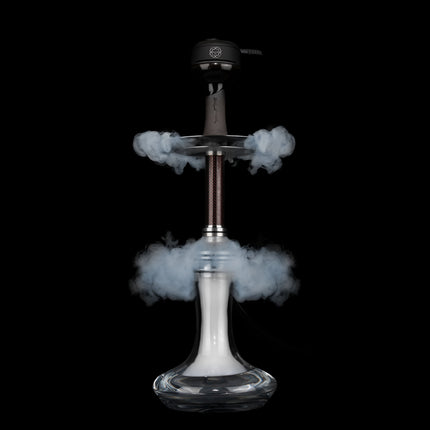 Steamulation Xpansion Mini Shisha with Epoxid Marble White and from The Premium Way